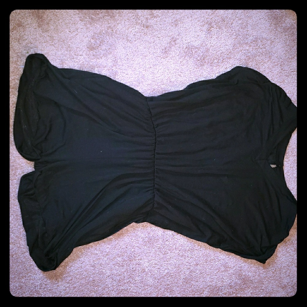 Black Short Romper w/ pockets L/XL